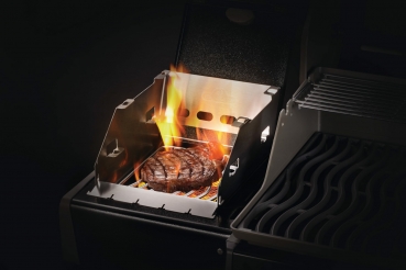 Napoleon Windschutz und Spießhalte Fleisch